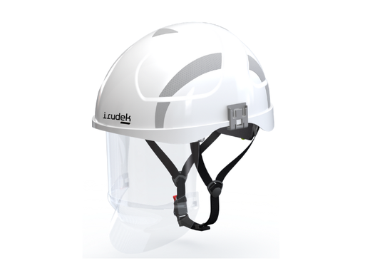 [IR302601300002] CASCO ELECTRICO AISLANTE C/VISOR RETRACTIL SECRA I BLANCO